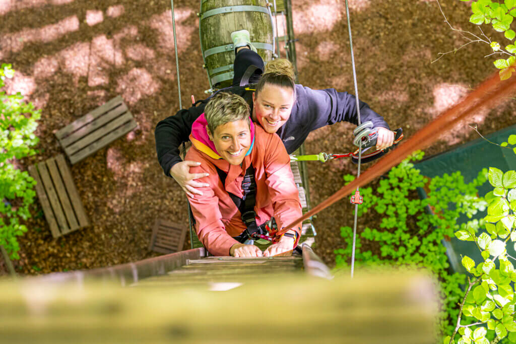 Frauen-Klettertag im Kletterpark